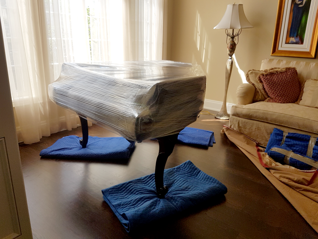 Moving piano in Toronto